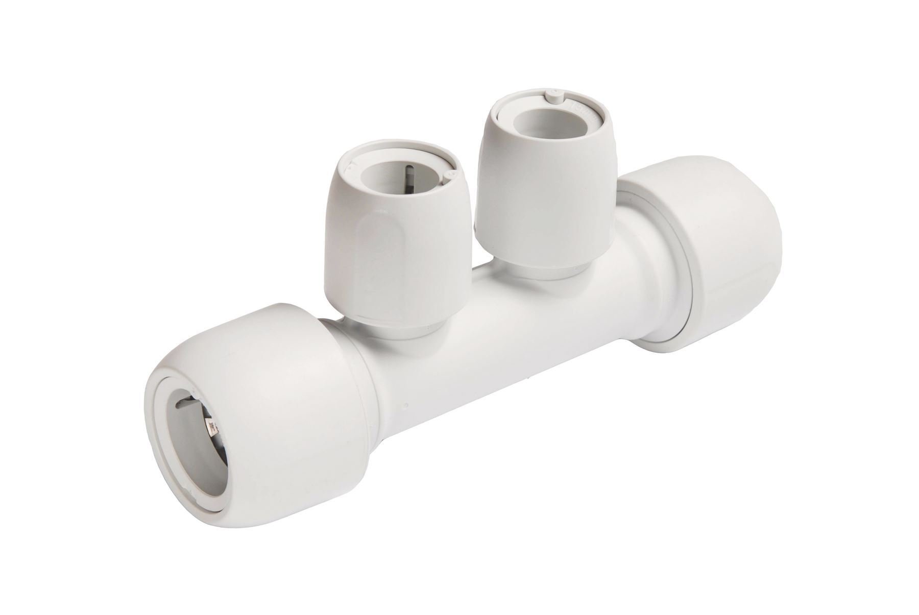 Hep2O 22mm x 15mm 2 Port Open Manifold