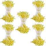 Photo Gallery gorgecraft 1200pz 3mm stami di fiori fiore artificiale piccoli stami di plastica perla gialla stame floreale doppia testa pollini nucleo per forcina di fiori creazione di gioielli forniture fai da te Photo Gallery gorgecraft 1200pz 3mm stami di fiori fiore artificiale piccoli stami di plastica perla gialla stame floreale doppia testa pollini nucleo per forcina di fiori creazione di gioielli forniture fai da te