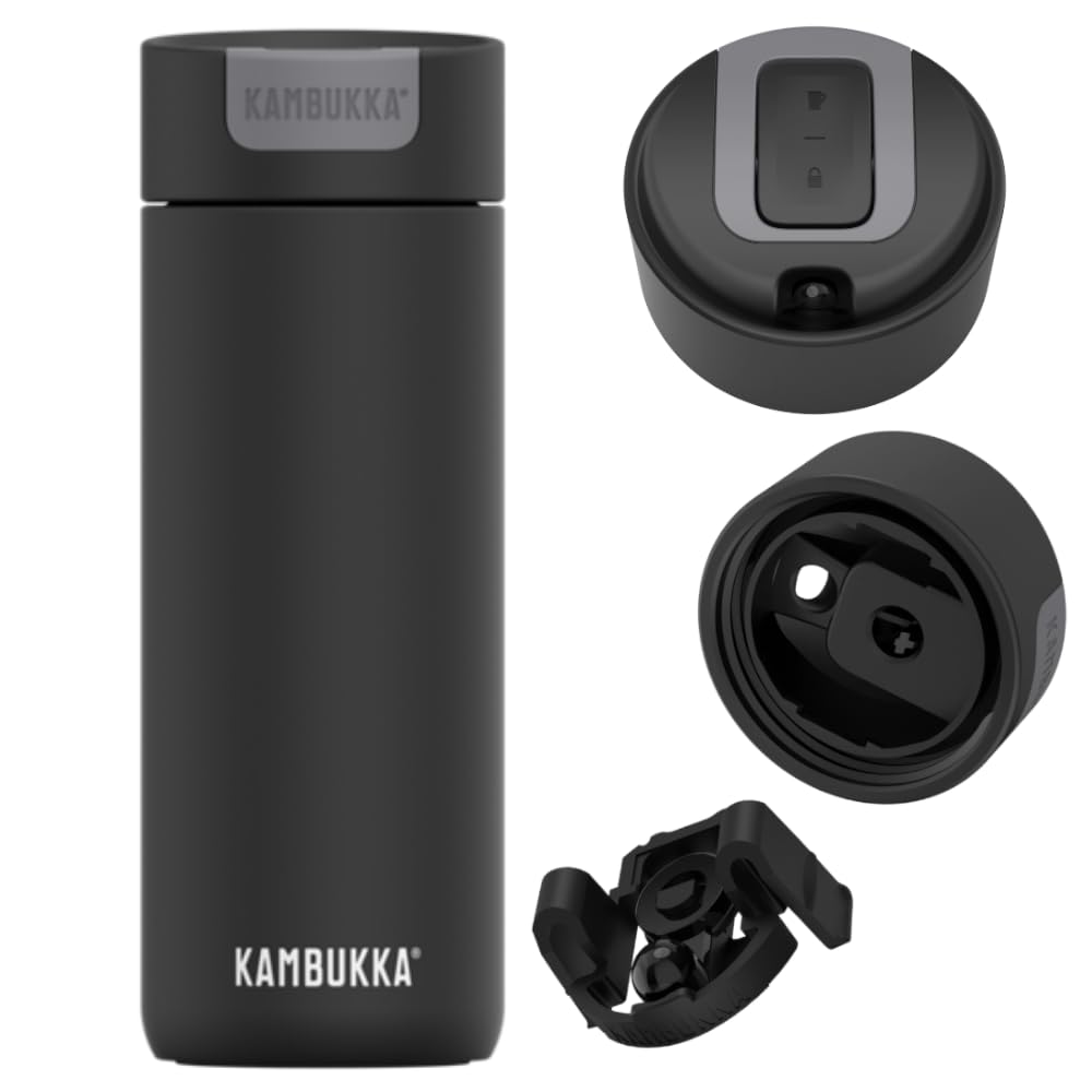 Kambukka zestaw obiadowy Take a Break: pojemnik termiczny BORA 600 ml + kubek OLYMPUS 500 ml + przegroda 75 ml, 100% szczelne, BPA Free