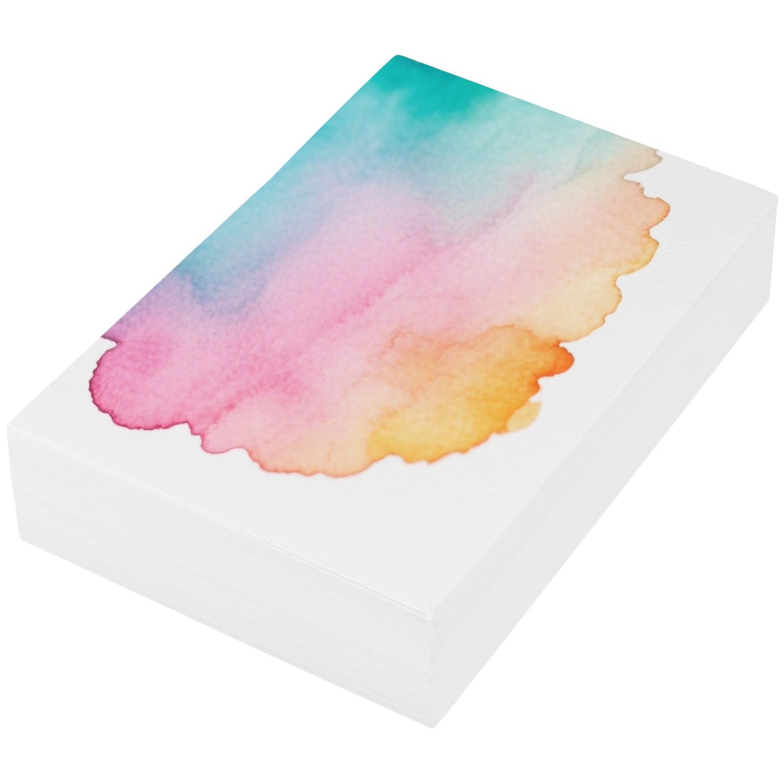 PINGEUI 150 Sheets Watercolor Paper Bulk, 140 lb/300 GSM White Cold Press Water Colour Painting Sheets for Beginners to Expert Painters, 5" x 7"