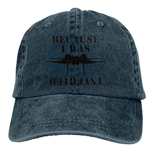 LAMUCH Because I Was Inverted,Female Adjustable Sport Jeans Baseball Cap Hat