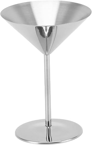 Copa de vino de acero inoxidable Copa de cóctel Copa de cóctel Copa de Martini Metal con copa de cóctel Copa de vino de metal Highball Cóctel