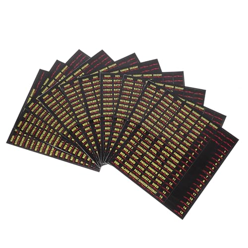 LOORGVEL 10 Blatt Teiliges Bunte Sicherungskasten Beschriftung Aufkleber Selbstklebend Elektrische Schaltkasten Etiketten für Übersichtliche Unterbrecher Klassifizierung und Einfache LOORGVEL 10 Blatt Teiliges Bunte Sicherungskasten Beschriftung Aufkleber Selbstklebend Elektrische Schaltkasten Etiketten für Übersichtliche Unterbrecher Klassifizierung und Einfache