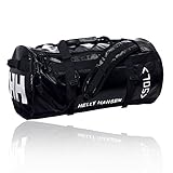 Helly Hansen Classic Duffel Bag with Backpack Straps, 990 Black, 50-Liter (Medium)