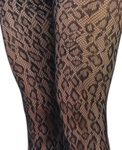 Image of ToBeInStyle Women's Vibrant Multicolor Animal Print Pantyhose Assorted Hosiery