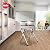 Hailo MK80 ComfortLine | Aluminum Step Stool | Two Large Steps with Non-Slip Ribbing | Carrying Handle with Integrated Unlocking Function | Soft-Grip Base | Rustproof | Silver