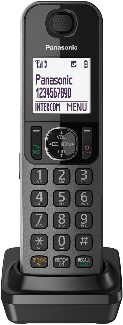 Panasonic KX-TGFA30EM Additional Cordless Telephone for KX-TGF320 - Black