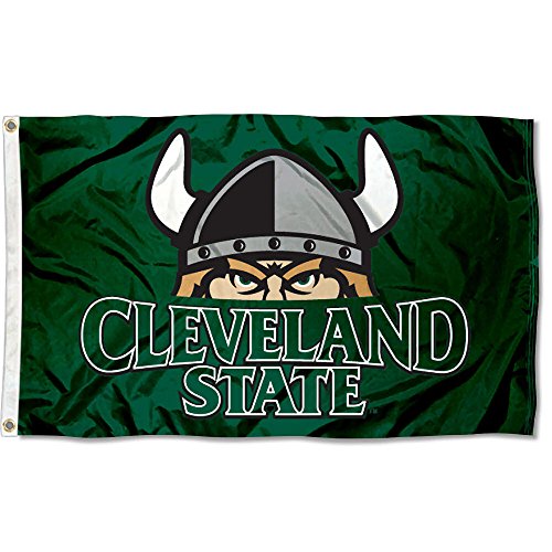 Cleveland State Vikings CSU University Large College Flag