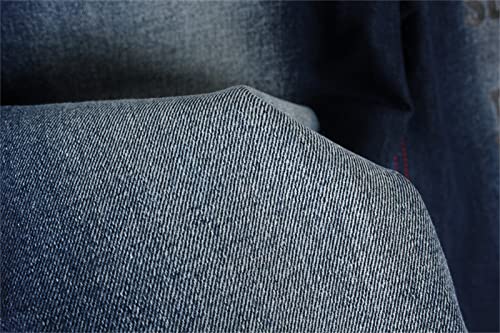 Veroders Men's Baggy Hip Hop Blue Jeans Loose Skateboard Pants Straight Baggy Skater Jeans for Men 6