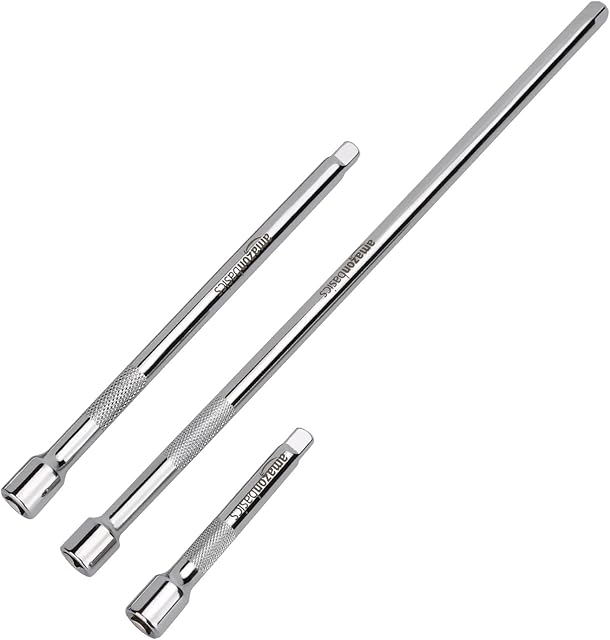 Amazon Basics 0.63 cm Drive Extension Bar Set, 3-Piece