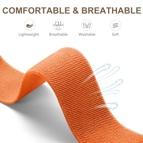 Image of Easuny 5 Pack Stretchy Bands Compatible with Apple Watch 40mm 41mm 42mm 38mm 44mm 45mm 46mm Women, Elastic Fabric Nylon Strap Wristband for iWatch SE 3 2 1 Series 11 10 9 8 7 6 5 4 3 Boho Solo Loop