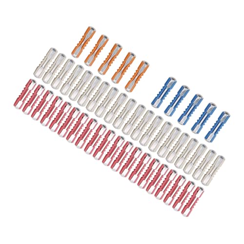 Kit de Fusibles para Auto Torpedo 50 piezas, Juego de Fusibles Automotrices Europeos 5A 8A 16A 25A 32V, Aleación de Zinc y Material PF para Autos Clásicos miniatura 7