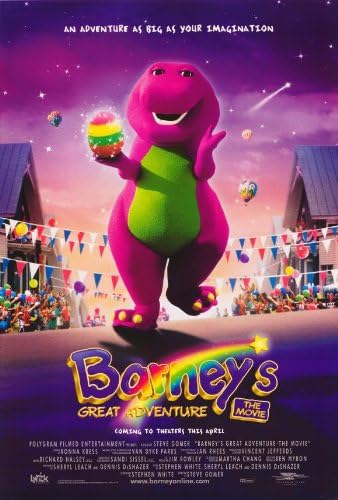 Amazon Com Barney S Great Adventure 27 X 40 Movie Poster Style A Lithographic Prints Posters Prints
