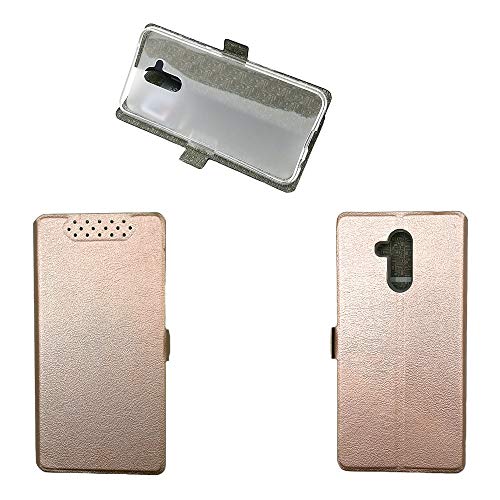 QiongniAN Custodia per Huawei Mate 20 Lite SNE-L01 SNE-L03 SNE-LX1 SNE-L21 SNE-LX2 SNE-L22 SNE-LX3 SNE-L23 / Maimang 7 SNE-AL00 Custodia Case Cover Pink Gold