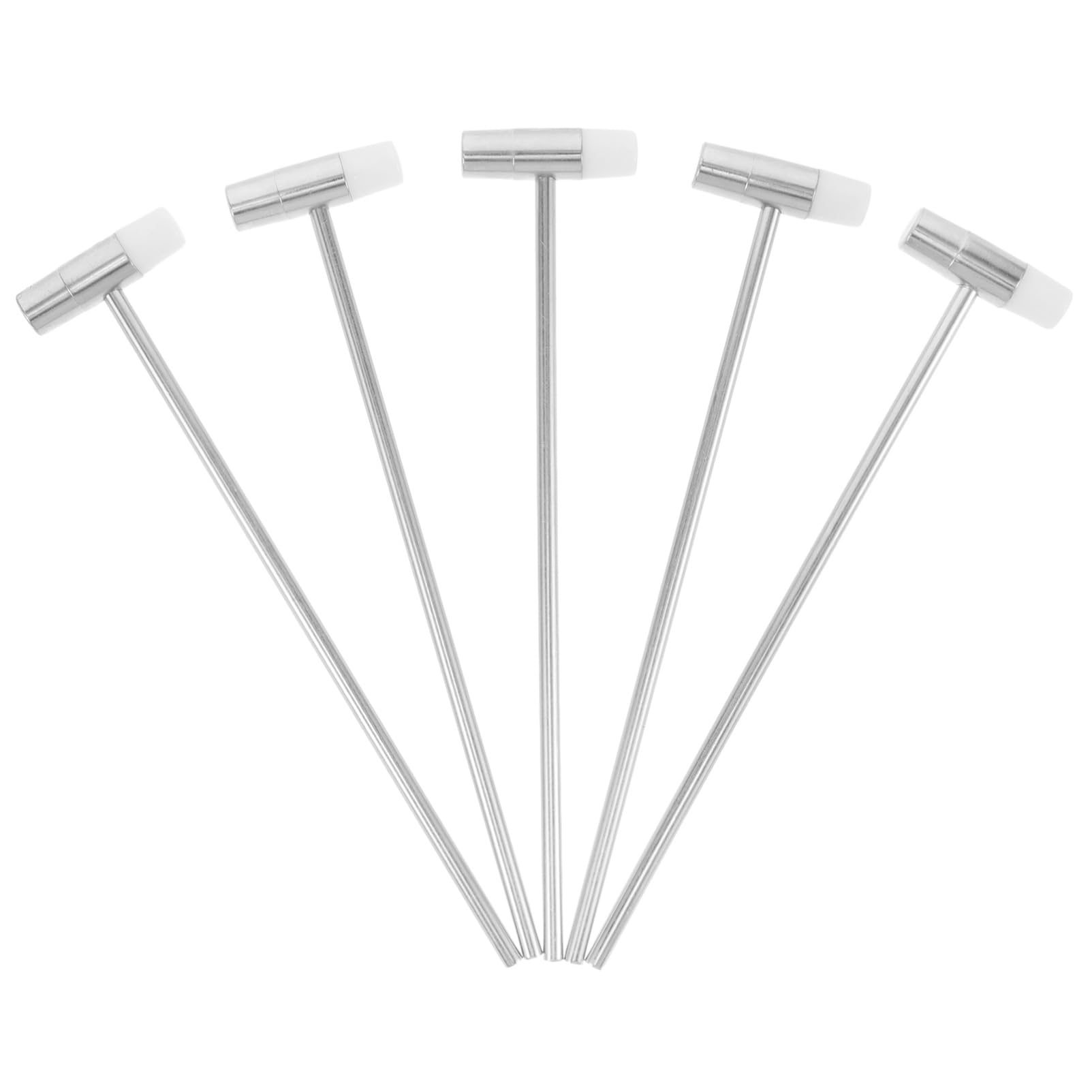 HOOTNEE 5pcs Mini Hammer Tool Set Multi-function Small Hammer for Building Blocks Jewelry Repair Diy Crafts