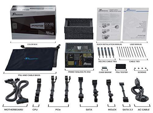Build My PC, PC Builder, Seasonic PRIME FANLESS PX-450