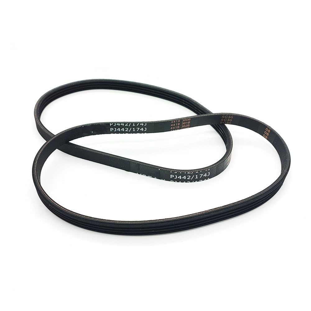 Courroies de transmission 1 Pièces Tapis Roulant Courroie D'entraînement PJ442/174J 4 Nervures En Caoutchouc Multi Rainure Ceinture Multi Coin Tapis Roulant Moto Fitness Moto Belt Courroie