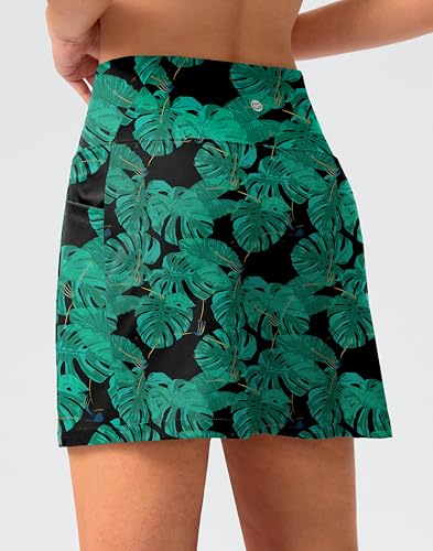 Image of G Gradual Women's 16 inch Swim Skirt with Pockets High Waisted Tummy Control Modest Swimsuit Bathing Suit Bottoms for Women