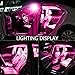 Stacool 10PCS T10 Interior Car Lights,12V Super Bright T10 LED Bulb for Map Lights,Reading Lights,License Plate Lights,Universal 5630 8SMD Car LED Lights Car Accessories for Most Cars (Pink)