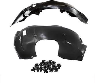 Parts N Go Fender Liner Set w/Clips for 2010-2013 Camaro Front Driver & Passenger Side Left Right GM1249211 GM1248211 22863721 22863722