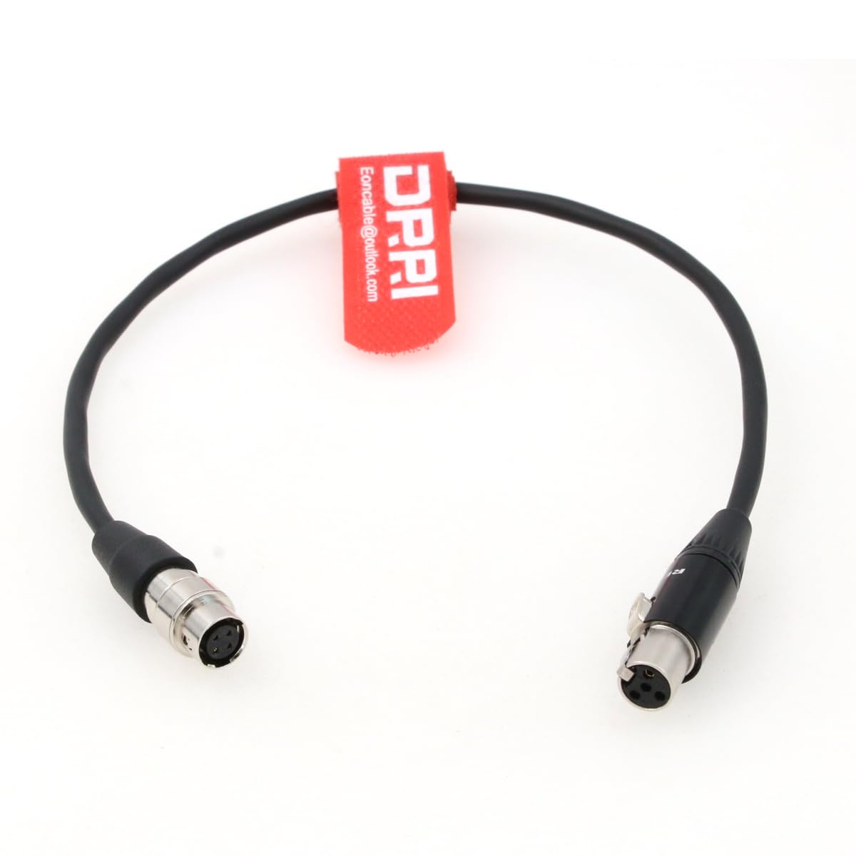Hawk-Woods DV-SQN4S Hirose 4-Pin Female to Sound Devices 833 888 Scorpio Portable Mixer |Recorders TA4F Power Cable