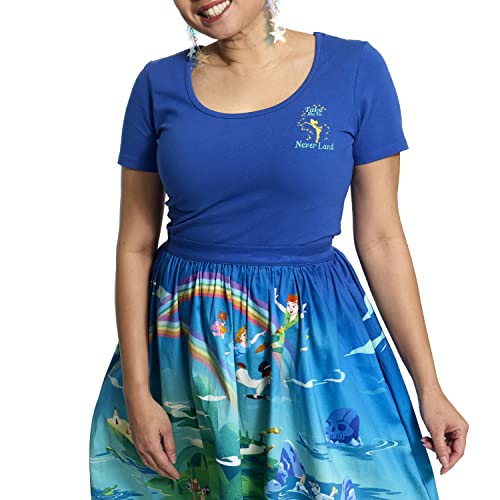 Loungefly Stitch Shoppe Disney Peter Pan - Tinkerbell Kelly Top - Size Small3