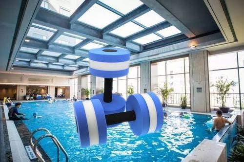 Miniatura 2 de Mancuerna de espuma para ejercicio aeróbico acuático, resistencia a la piscina, barra de mano, equipo de ejercicios para pérdida de peso (juego de 2)