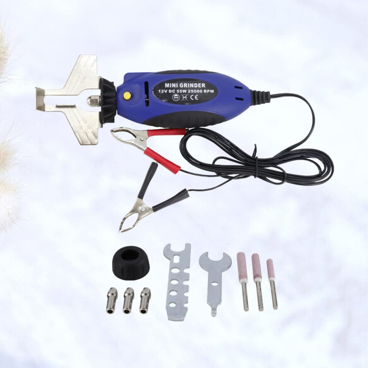 TEHAUX Rectificadora De Cadena Eléctrica De Mini Con Herramienta De Afilado Manual Afilador De Cadenas Para Motosierras Para Afilar Herramientas De Jardín
