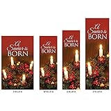 Celebration Worship Banners A Savior is Born Church Banner for Christmas or Advent Decor