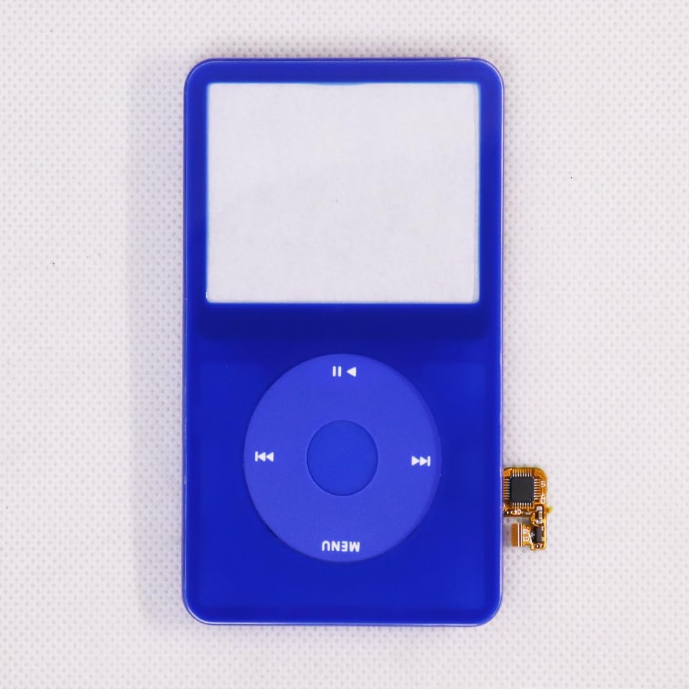 Yellow Plastic Front Cover Faceplate Housing Case Cover with clickwheel with Center Button for iPod 5th 5.5Gen Video 30GB 60GB 80GB