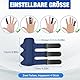 SPOKKI 4 Fingerschiene, Fingerglätter Finger Schiene Stabilisator Verstellbare Fingerstütze, Mittelfinger Kleiner Finger Stabilisator Fingerbandage für Gebrochene Verstauchte Arthritis oder Tendinitis