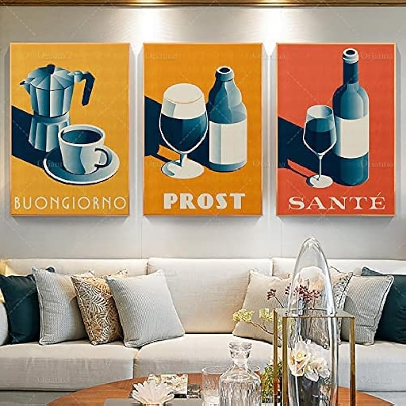 絵画絵おはようコーヒー壁アートパネル写真アートパネルプリント