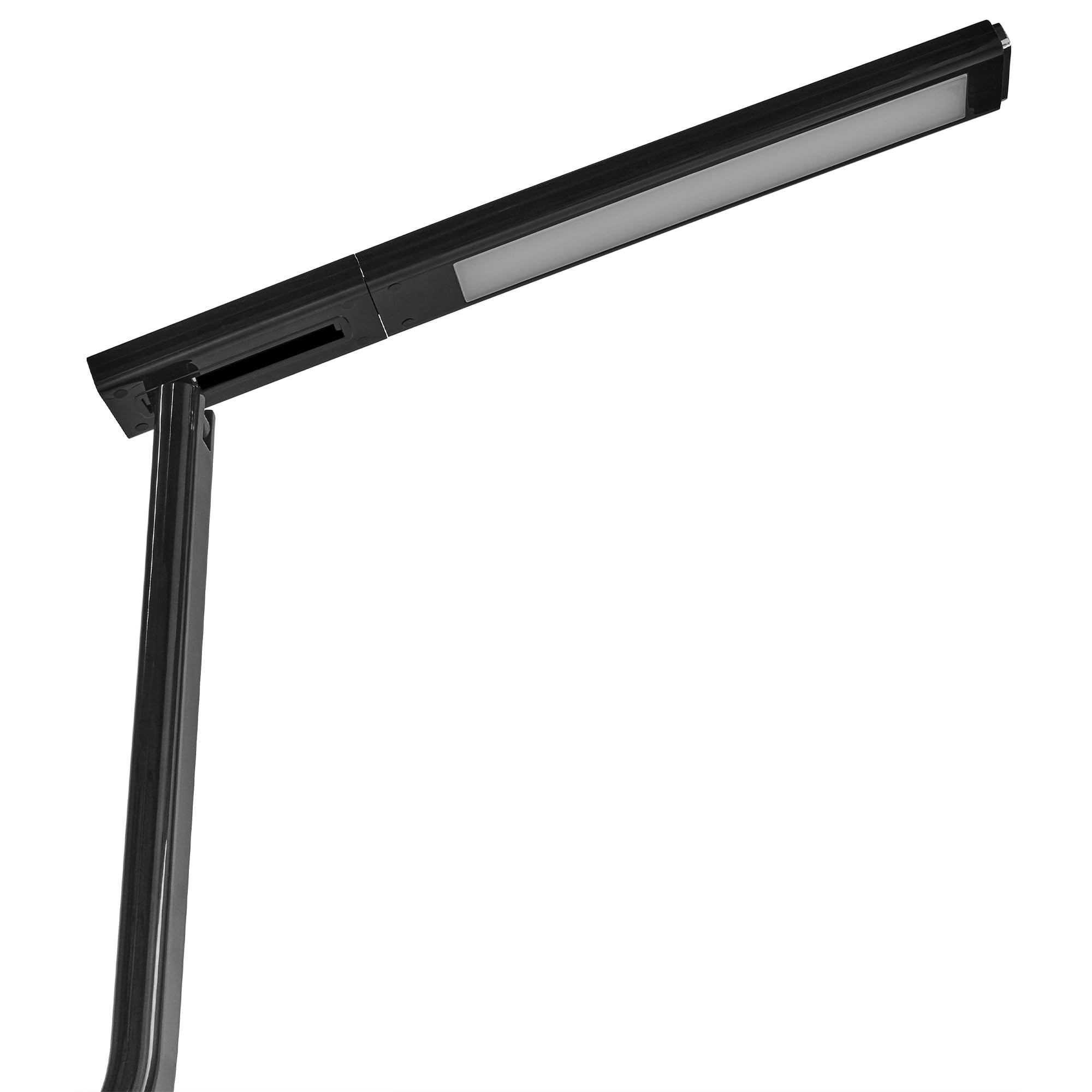 Beliani Lampada da scrivania moderna a LED con portapenne 3 modalità Materiale sintetico Paralume regolabile Nero