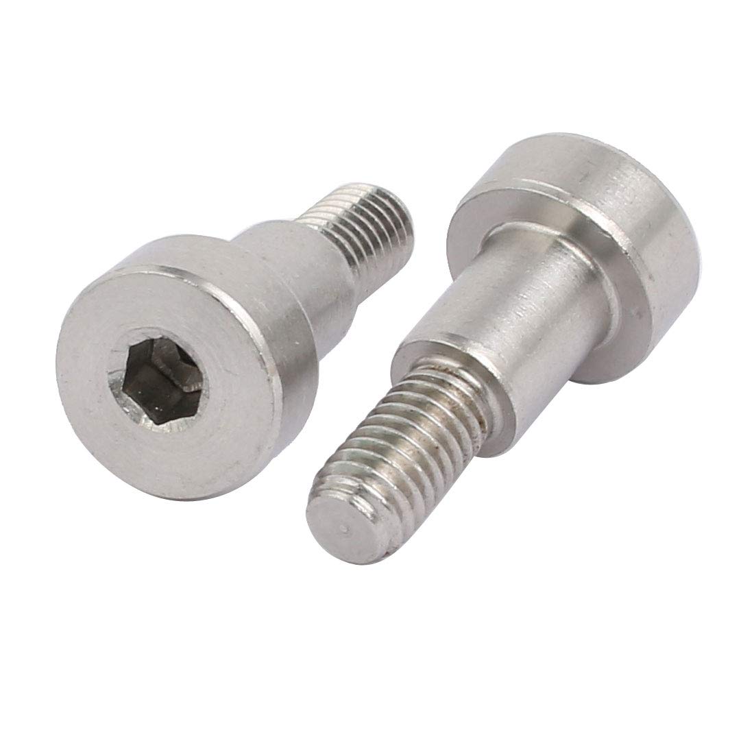 sourcing map 10pcs Vis Épaule 8mm Ø 10mm long épaule M6 Filetage