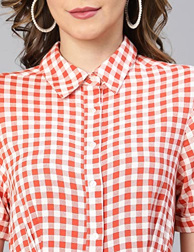 Image of oxolloxo Women's Rayon Shirt Midi Dress