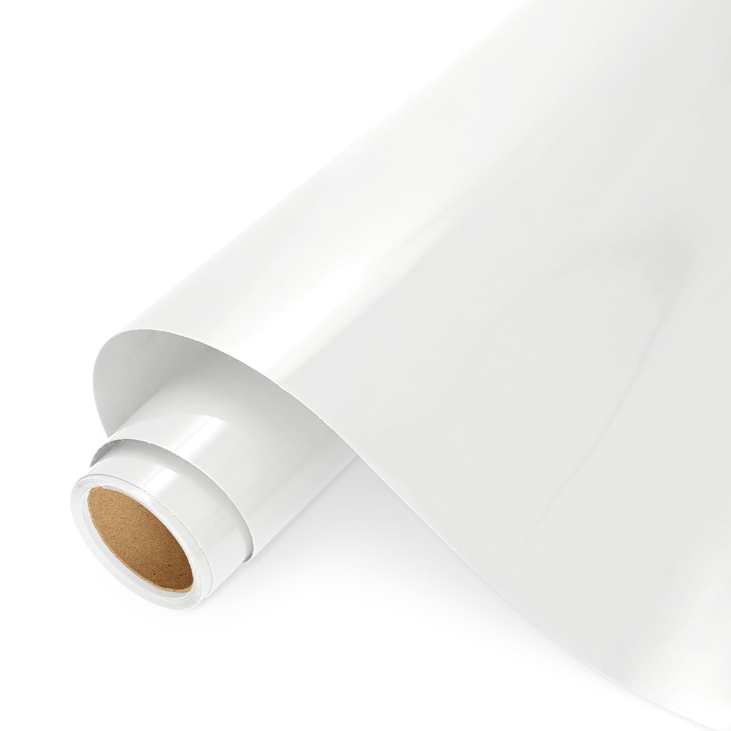 AMAZINGHOME White Heat Transfer Vinyl Roll - 30.5 cm x 400 cm, Premium Iron On Vinyl for Fabric, Compatible with All Cutting Machines, HTV for Clothing, Bags, Home Decor