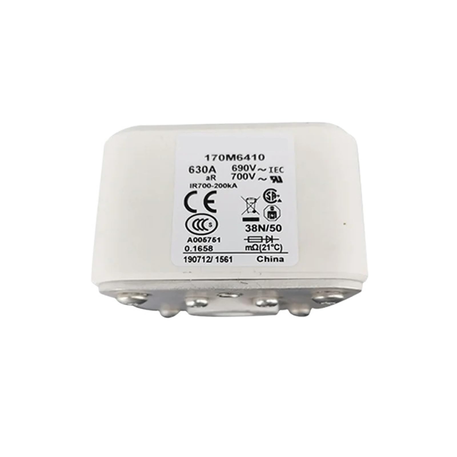 Cleufwko One Color 170M6410 And 170M6411 Low-Voltage Fast Fuse(170M6410)