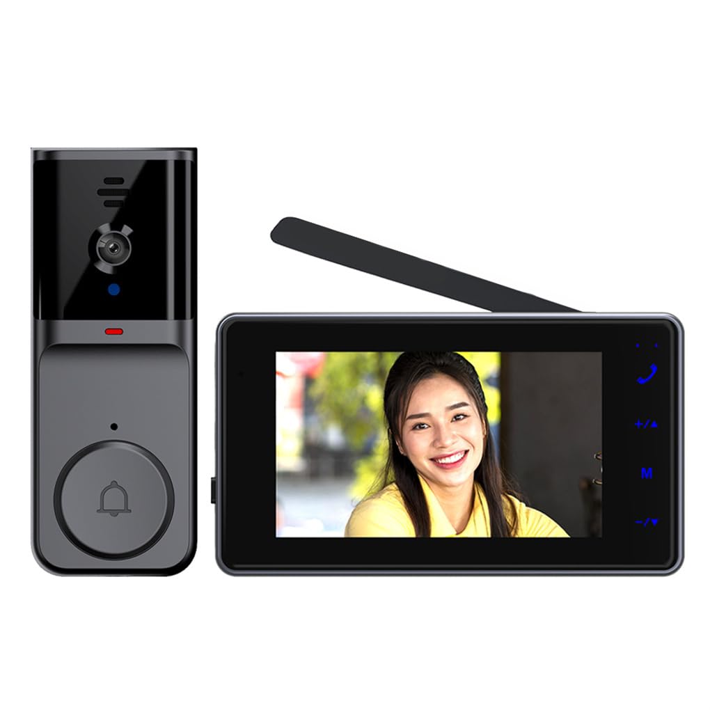 Sonnette vidéo sans Fil HD 1080p avec Batterie Rechargeable et
