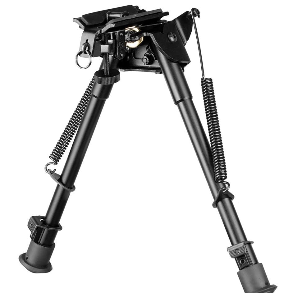 Bipied De Fusil Réglable 9-13 Pouces - Jambes à Ressort, Montage Rapide