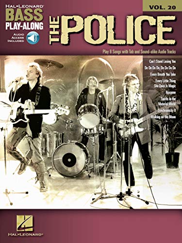 The police - bass play-along volume 20 - guitare basse - recueil + media online