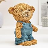 Pretty Brown Piggy Bank Bear Polystone Piggy Banks Money Bank Coin Bank