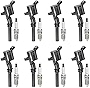 Vplus Ignition Coil DG508 & Spark Plug SP479 Compatible with Ford 4.6L 5.4L V8 DG457 DG472 DG491 Crown Victoria Expedition F-150 F-250 Mustang Lincoln Mercury Explorer (Set of 8)