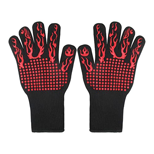 Gadgetime USA Heat Resistant Silicone Grill & Oven Gloves