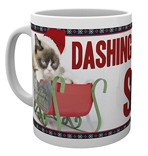 GB eye LTD, Grumpy Cat, Rushing Christmas, Mug, Wood, Various, 15 x 10 x 9 cm