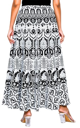 Image of Premium Cotton Skirt for Women with Pocket, Free Size