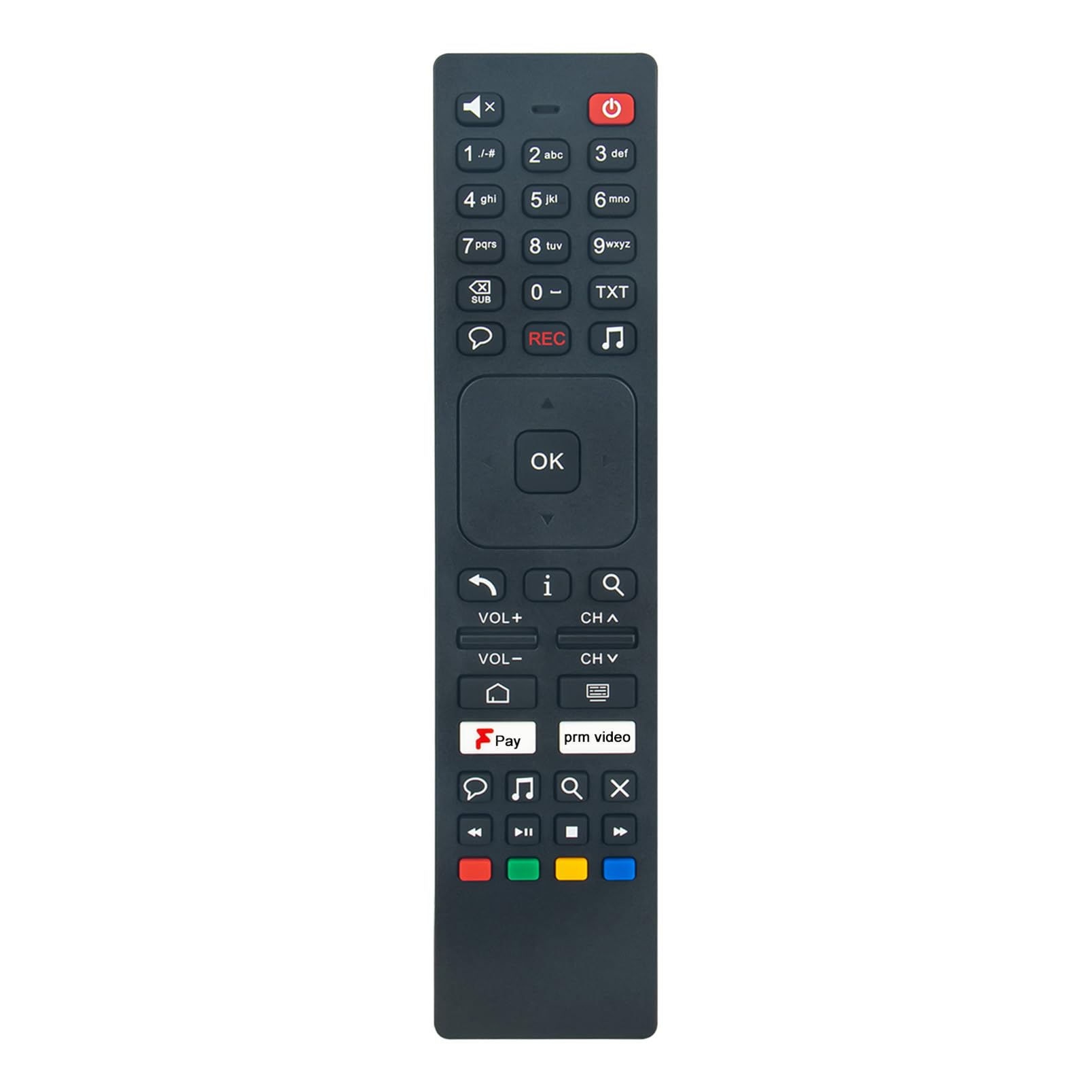 Telecomando Sostitutivo ALLIMITY Per Freeview 4K N7950-T2C-4-AB2 – Nessuna Programmazione, Pronto All'Uso