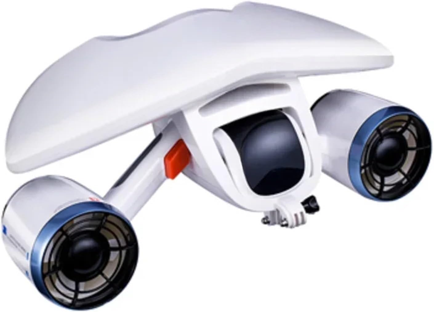 水中モーター 水中ブースター ダイビングスラスター 水中撮影 無人ロボット 潜水救助装置 電動水中海スクーター(White)