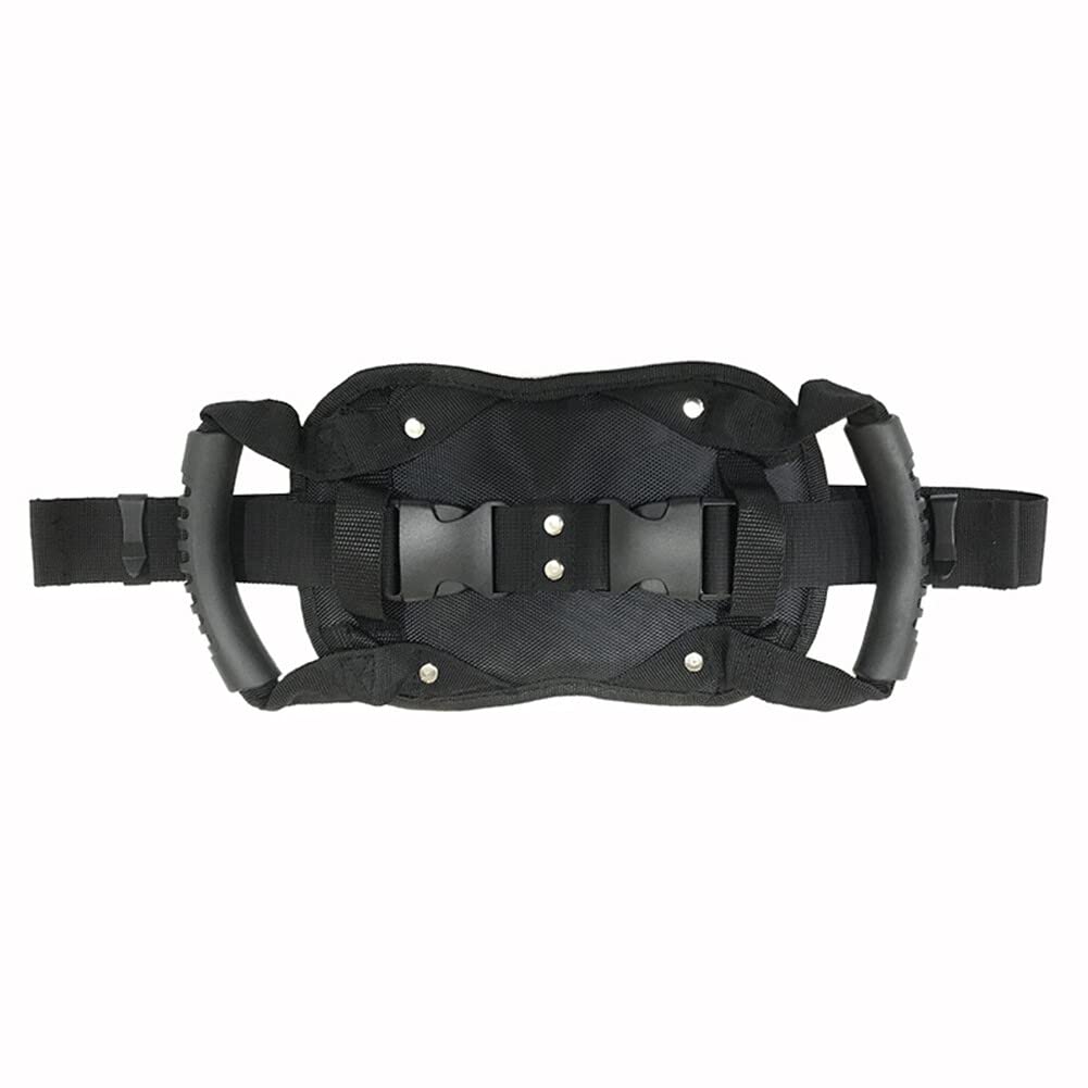 iSpchen Ceinture De Poignée De Moto,Support Lombaire De Moto Poignées De Passager De Moto Siège Arrière Ceintures De Sécurité Passager Harnais De Passager De Moto Réglable