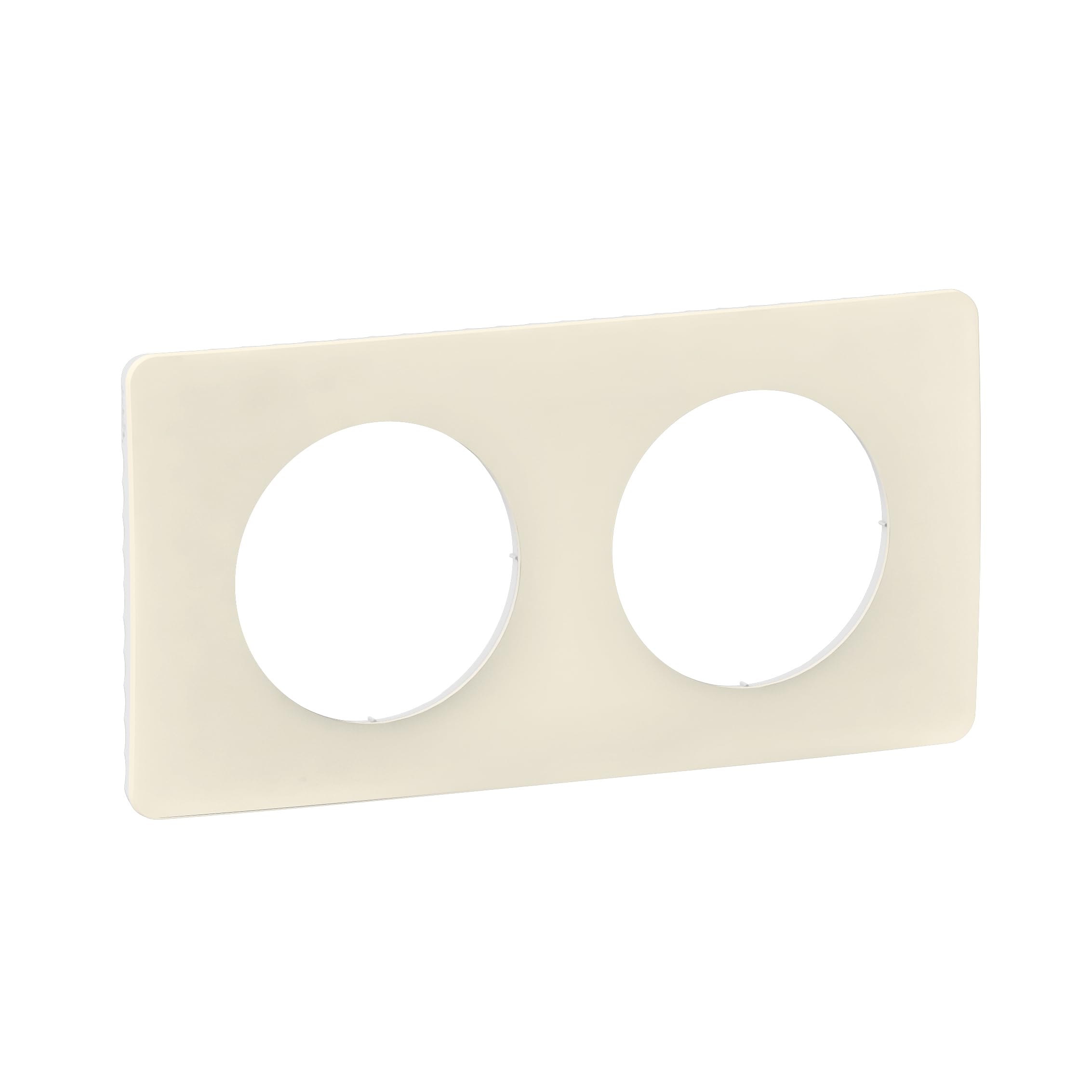 Legrand White - Céliane Plate - Finishing Plate For Céliane Sockets And Switches - 2 Stations - Almond