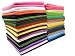 Misscrafts 42pcs 12"X12" 1.5mm Thick Soft Felt Nonwoven Fabric Sheet Pack DIY Craft Patchwork Sewing Squares Assorted Colors with Thread Bag
